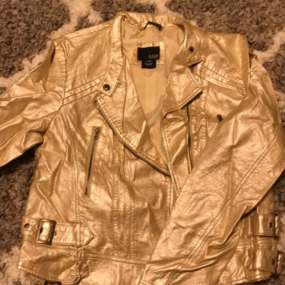 Gold Moto jacket